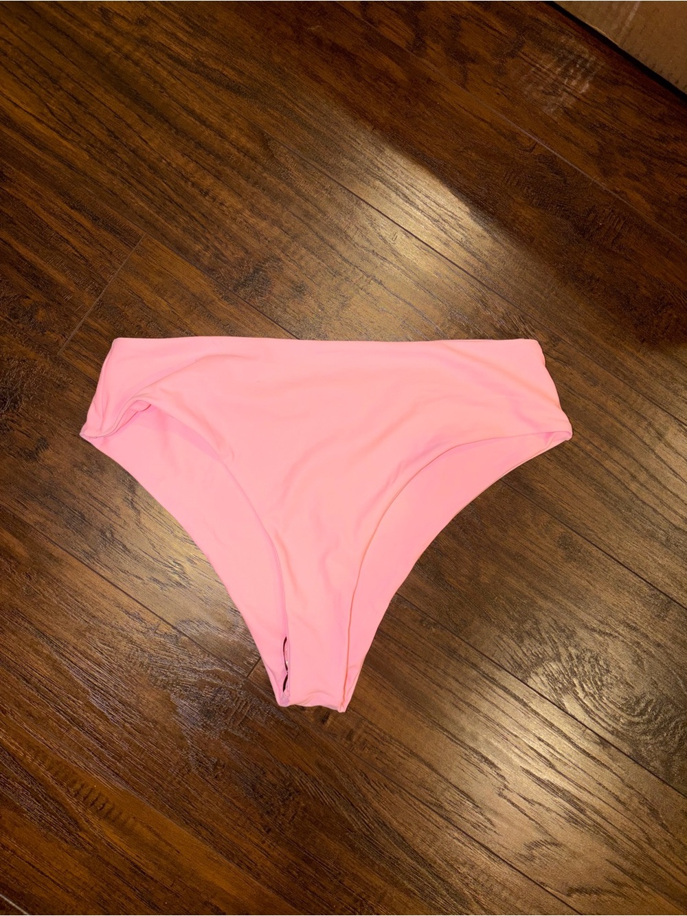 High-Waist Pink Bikini Bottom - Women Swim